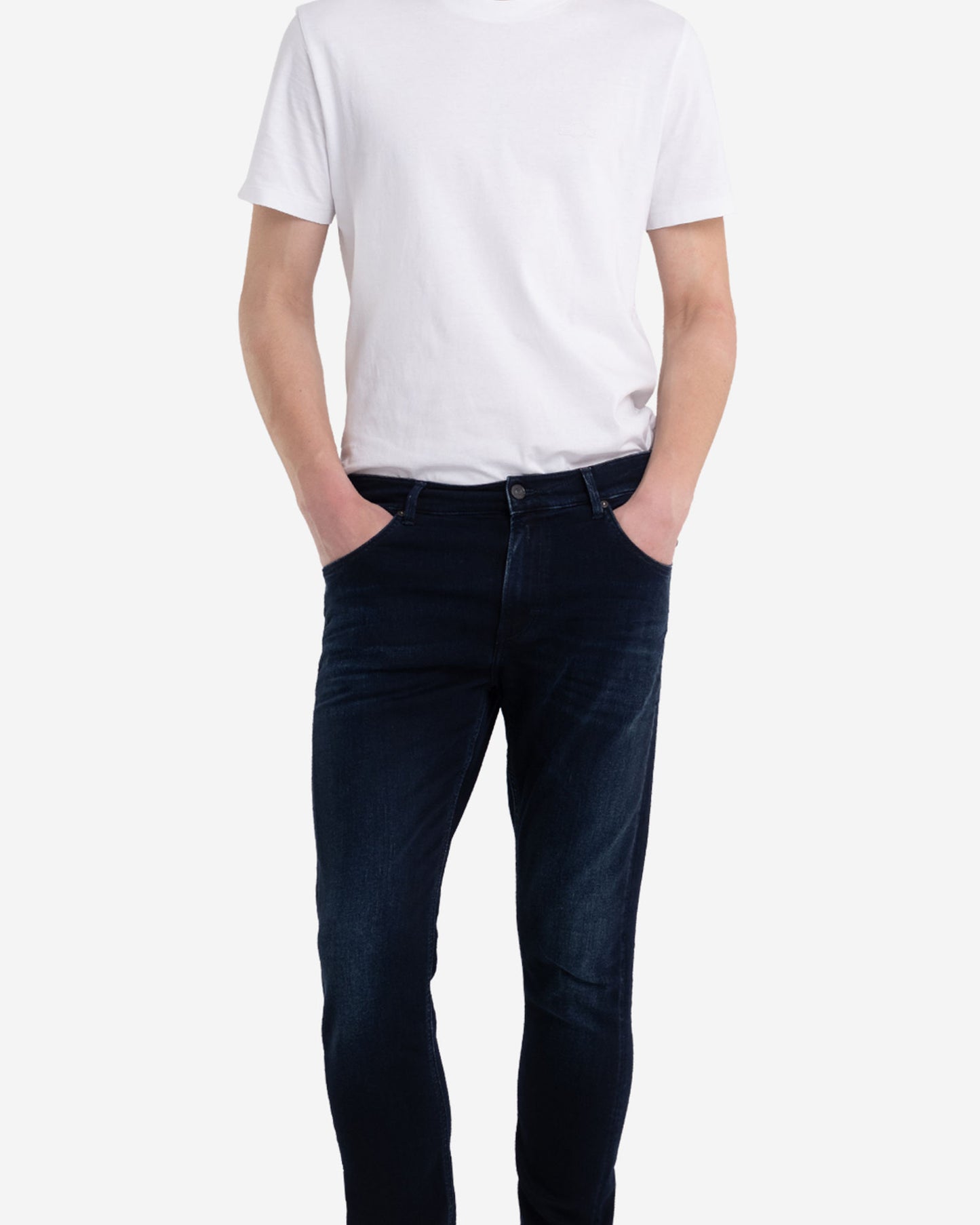 بنطال جينز ميكي ممزق ضيق XL.ITE