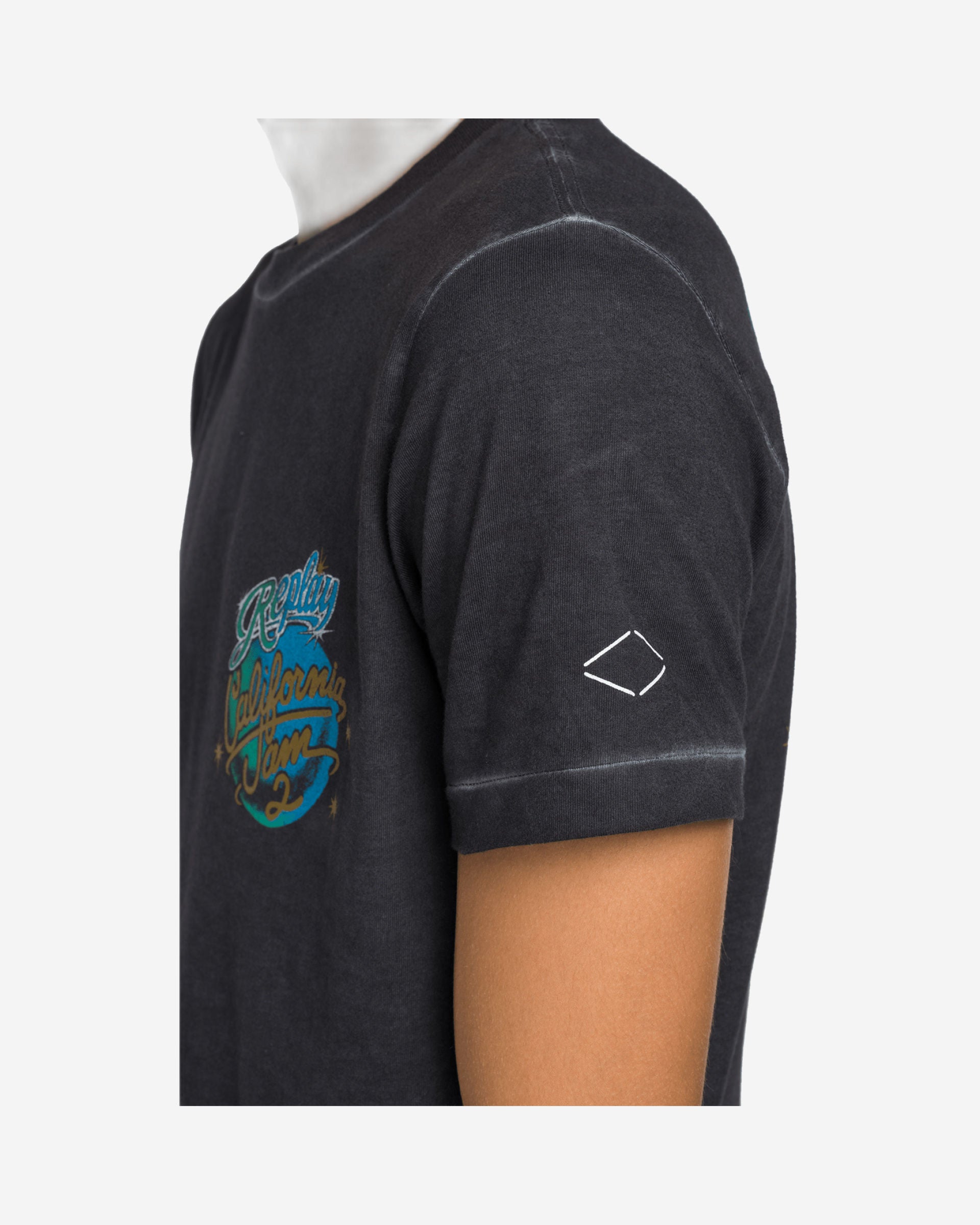 تي شيرت Replay California Jam Crewneck