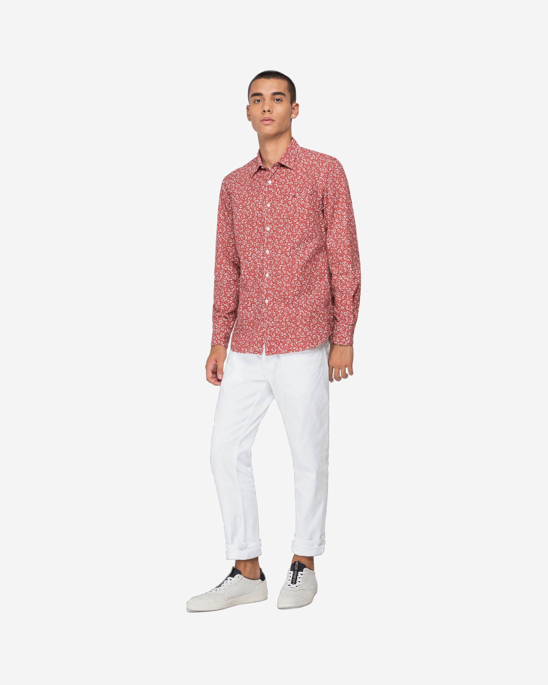 قميص من القطن المطبوع