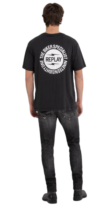 تي شيرت بطبعة راكبي الدراجات النارية