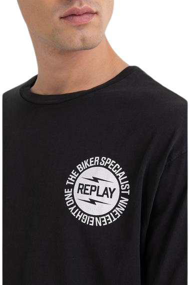 تي شيرت بطبعة راكبي الدراجات النارية