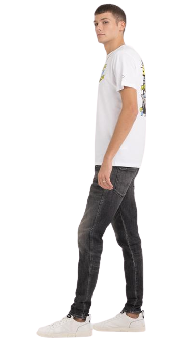 تي شيرت من القطن العضوي بطبعة بوب