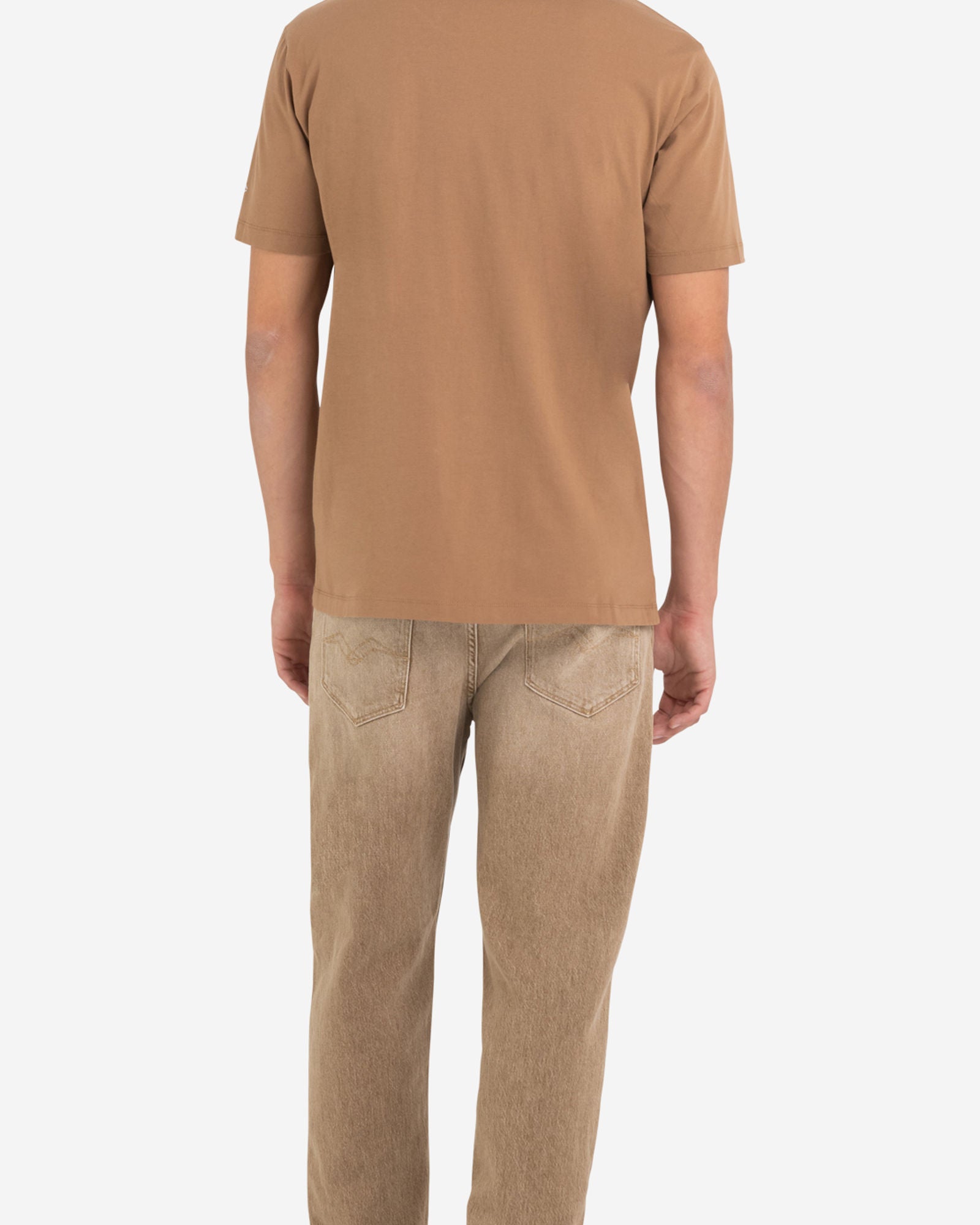 تي شيرت بياقة دائرية مع طباعة