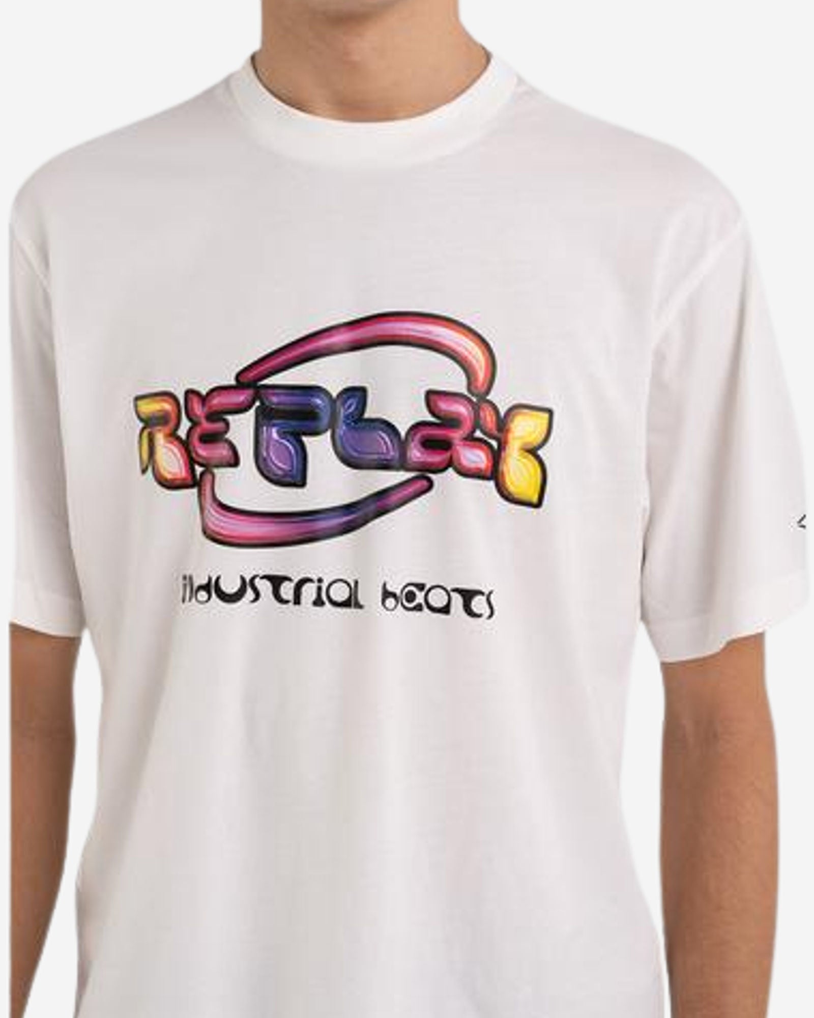 تي شيرت جيرسي بطبعة عتيقة