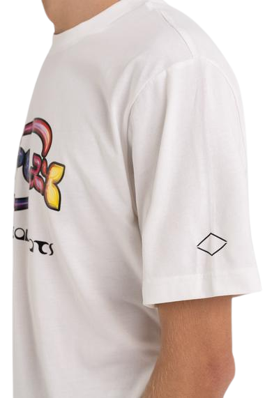 تي شيرت جيرسي بطبعة عتيقة