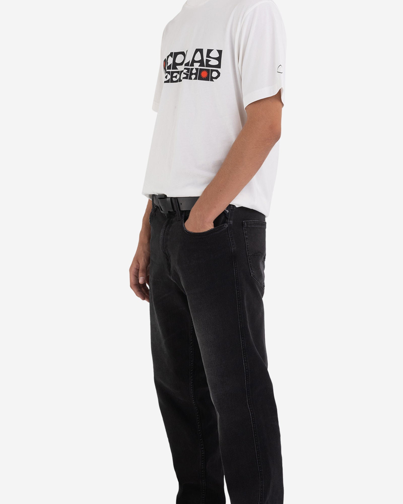 تي شيرت جيرسي بطبعة راكبي الدراجات النارية