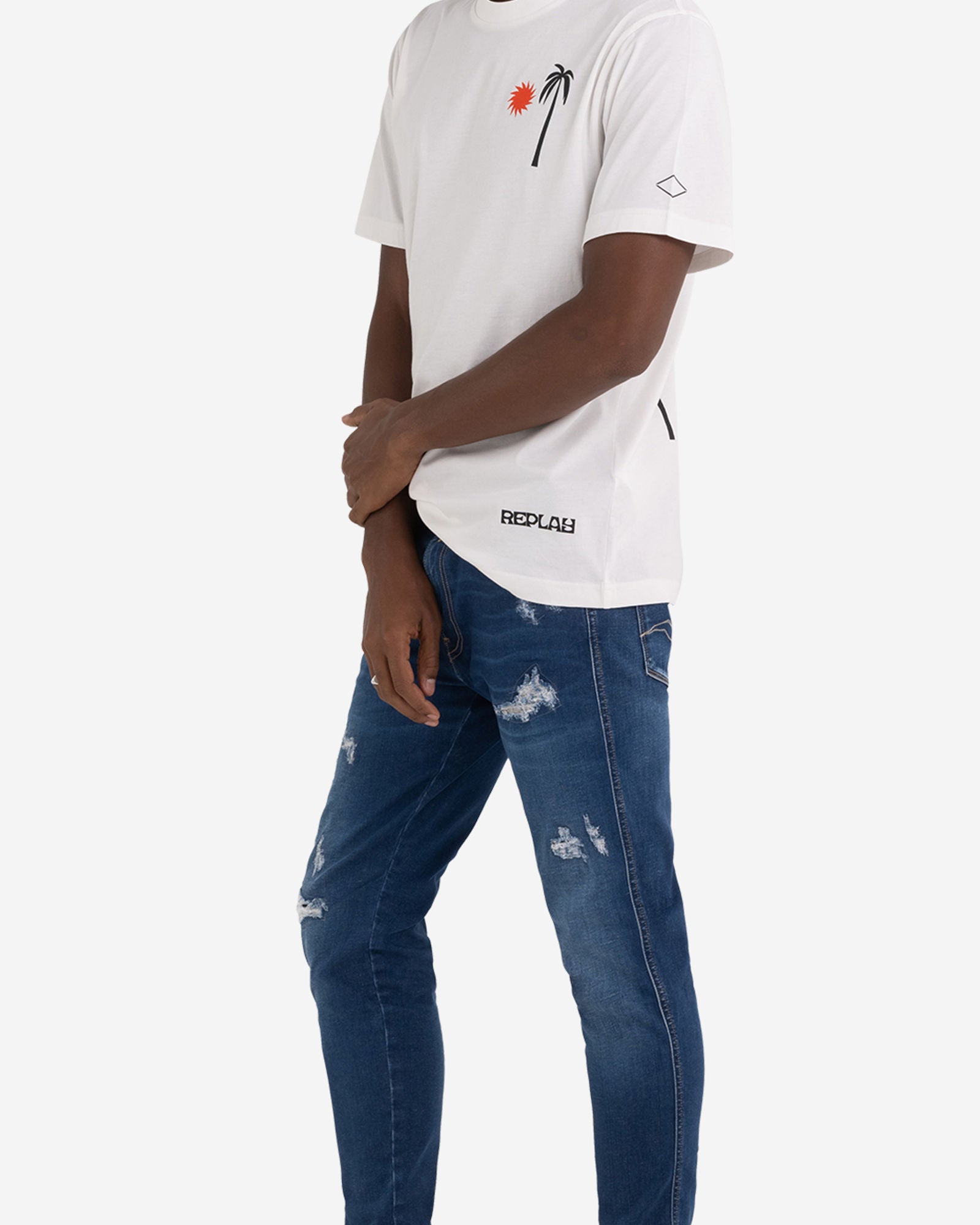 تي شيرت بطبعة راكبي الدراجات النارية