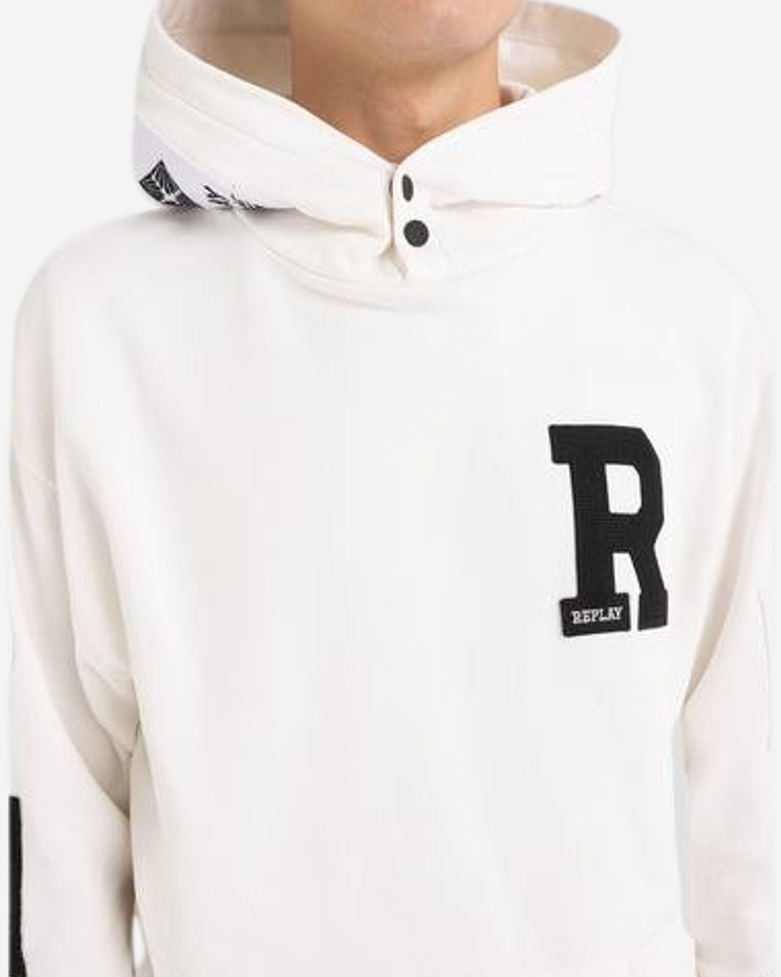 هودي مع رقعة راكب الدراجة النارية