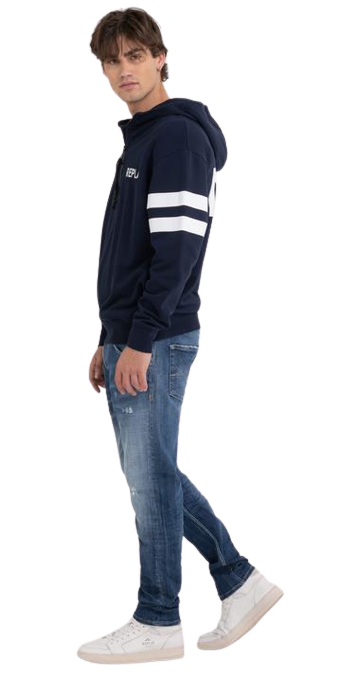 سويت شيرت بنصف سحاب من القطن العضوي