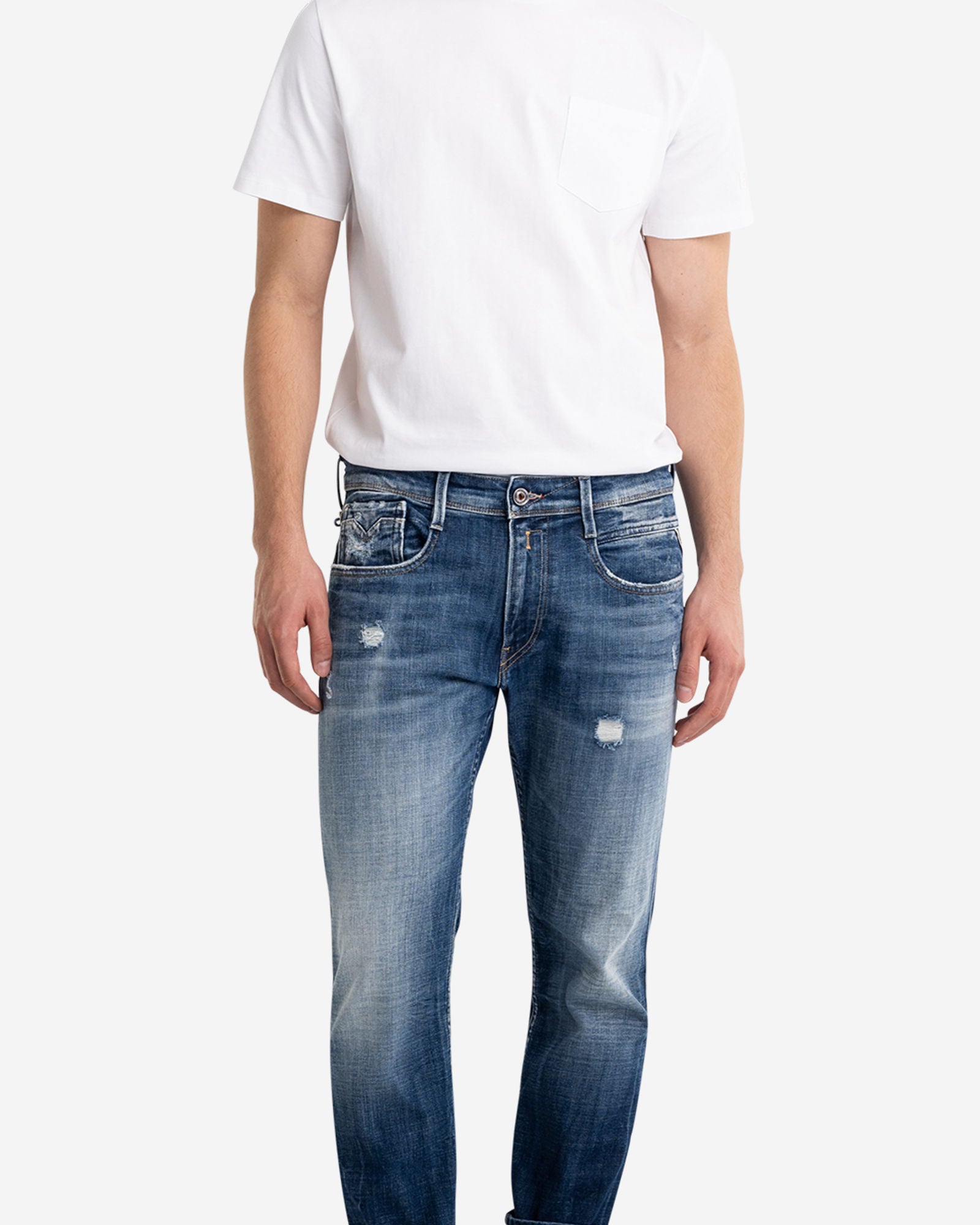 بنطلون جينز أنباس بقصّة Slim Fit من Aged Eco بعمر 5 سنوات