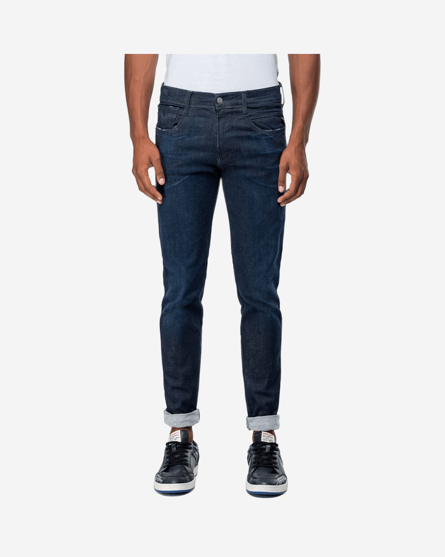 بنطال جينز هايبر فليكس أنباس بقصة ضيقة وسحاب