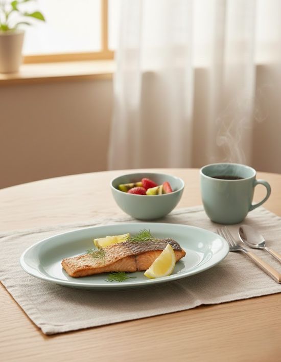 Maison Pastel Oval Platter Green