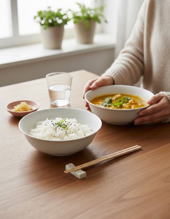 Maison Pastel Rice Bowl blue Moonstone