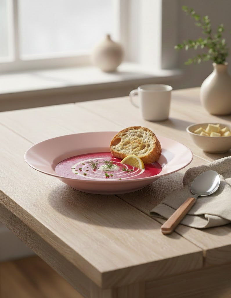 Maison Pastel Soup Plate Pink