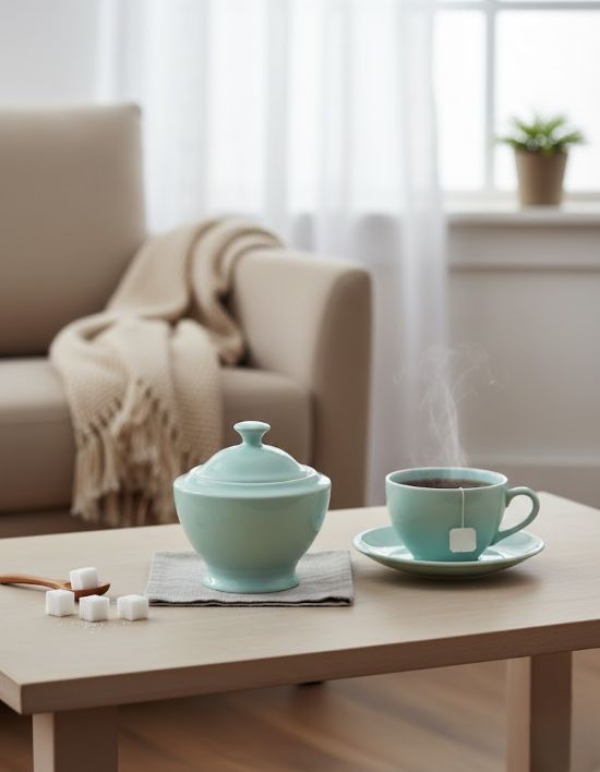 سكر باستيل من ميزون مع غطاء أخضر