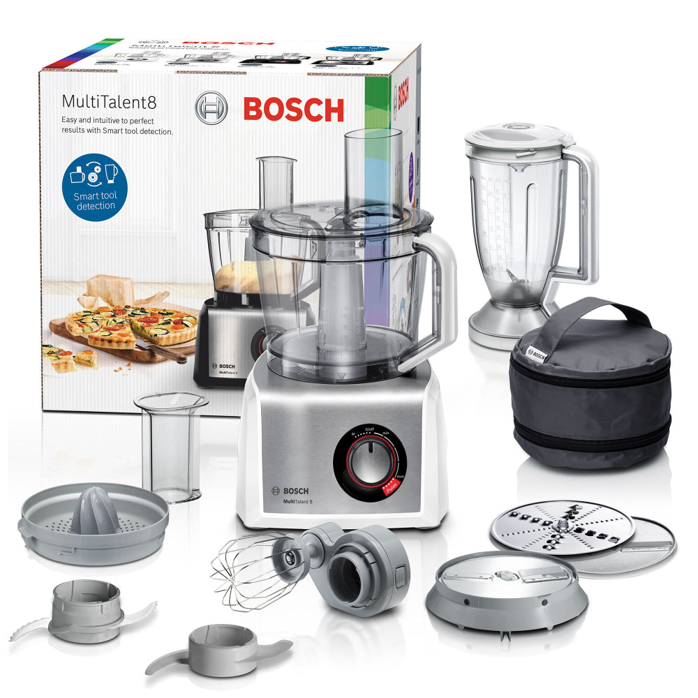 Bosch MultiTalent 8 Food Processor 1200W MC812S734G Clear
