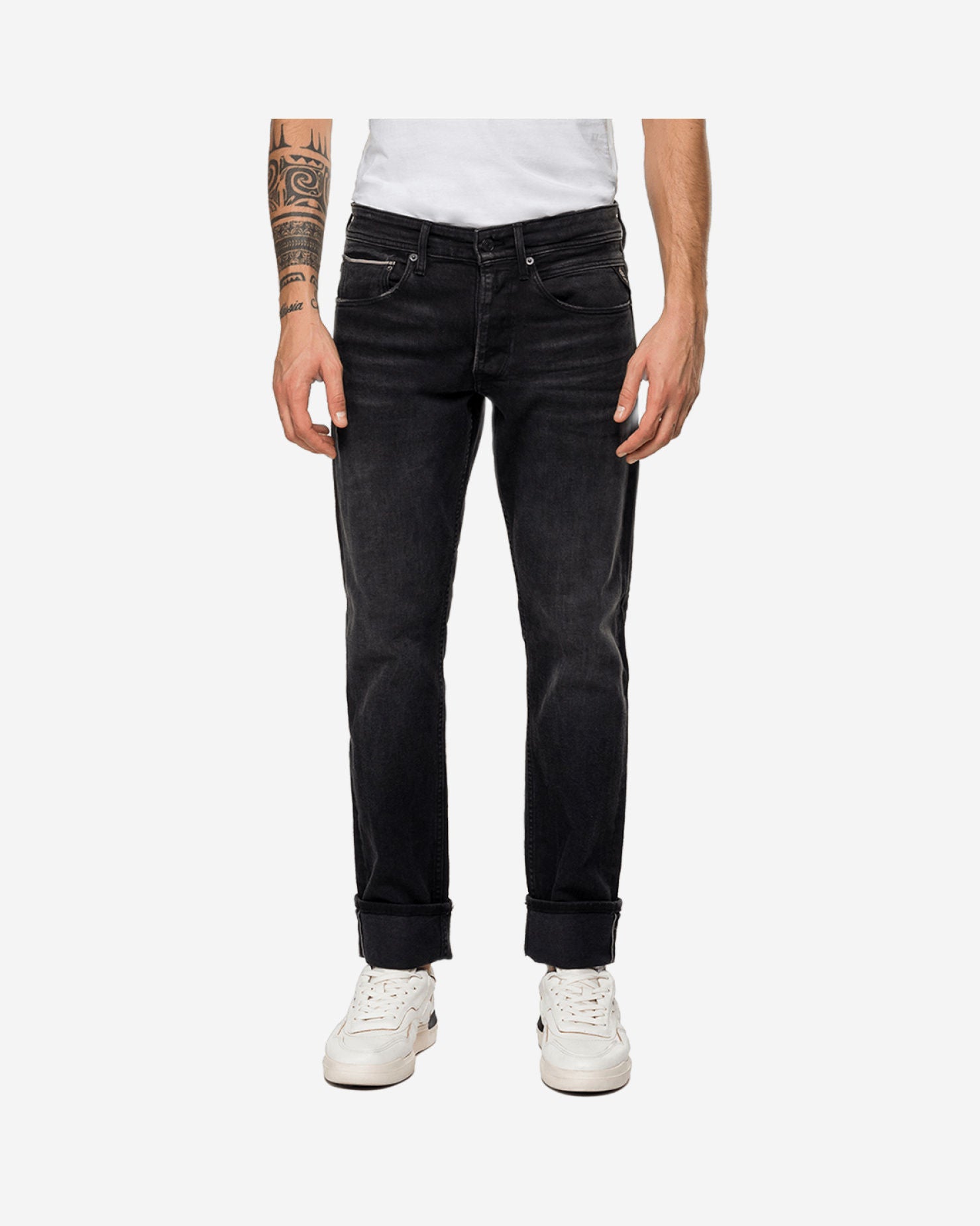 بنطال جينز روناس سيلفيدج بقصة ضيقة