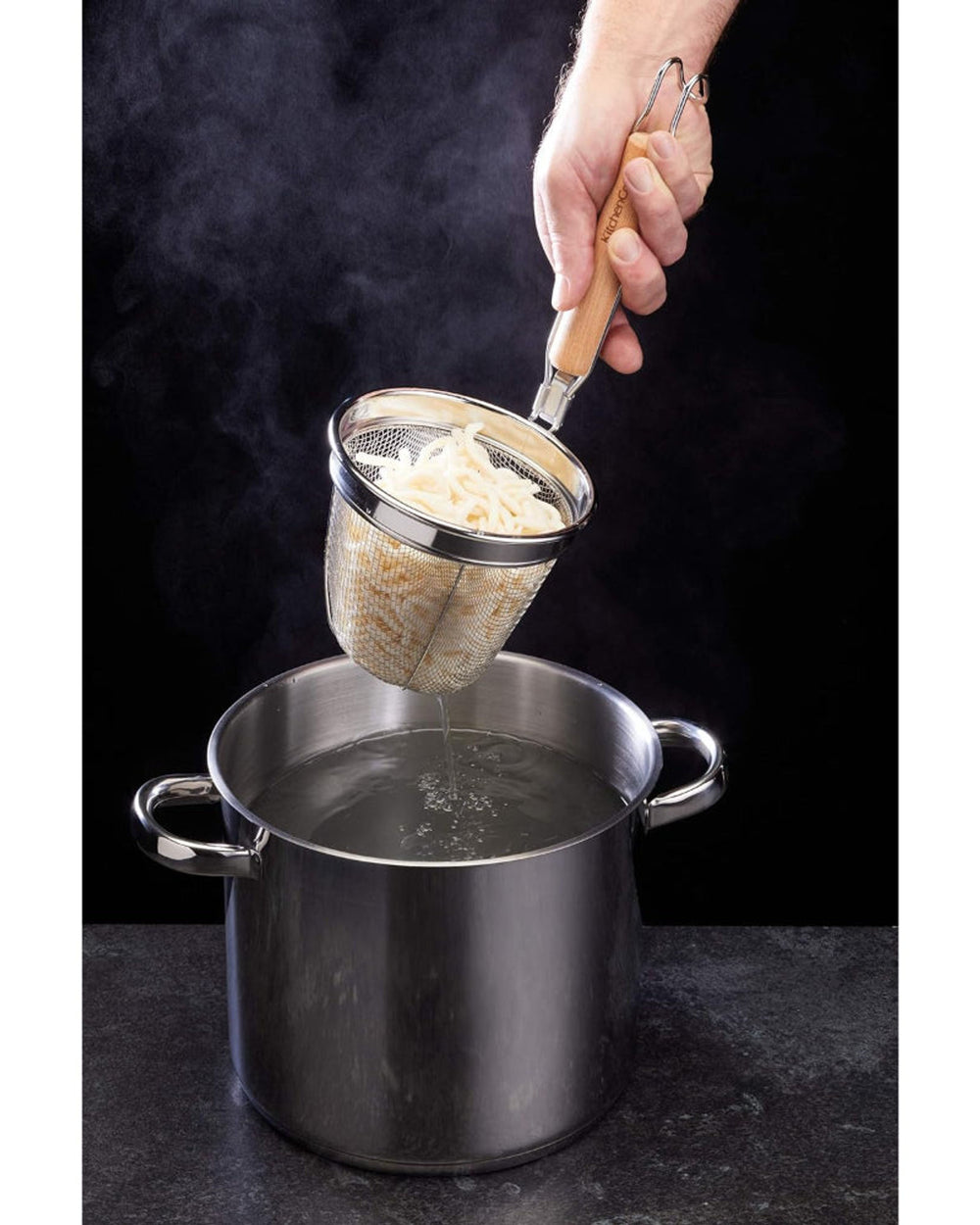 مقبض ماك ماشر الناعم من الفولاذ المقاوم للصدأ