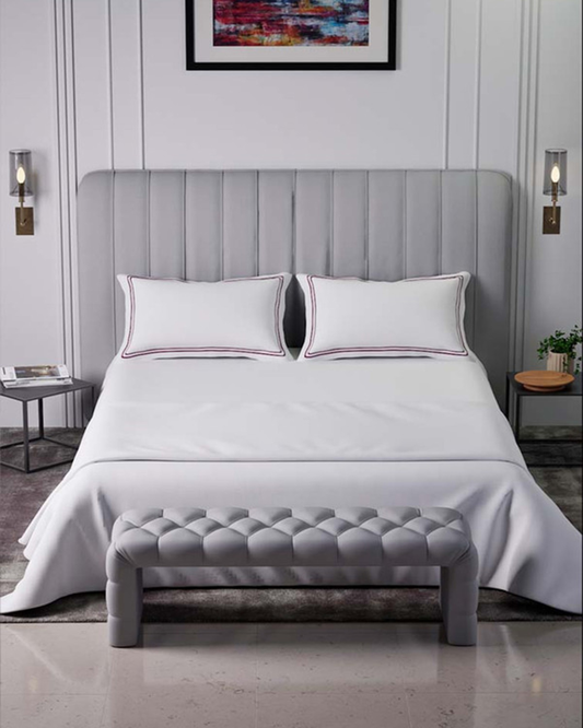 Mulberry Living Cotton King Fitted 400TC Sovereign Whites
