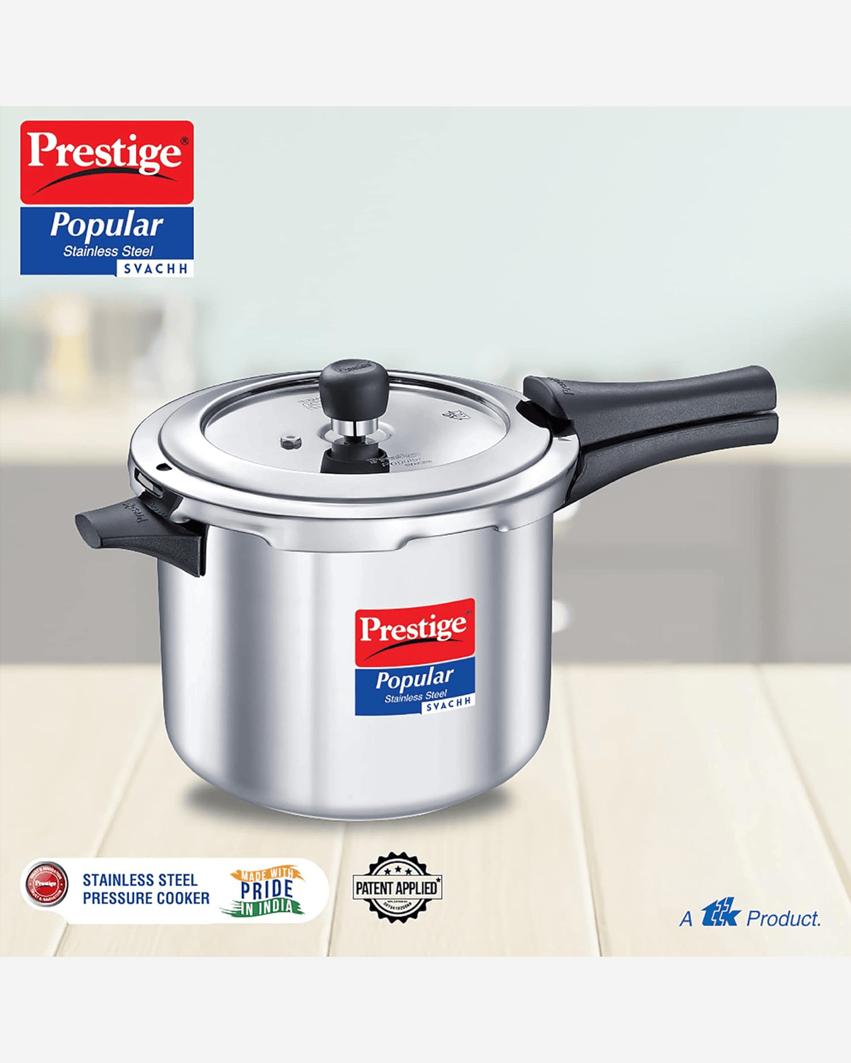 Prestige Popular Pressure Cooker 2L Aluminium Silver