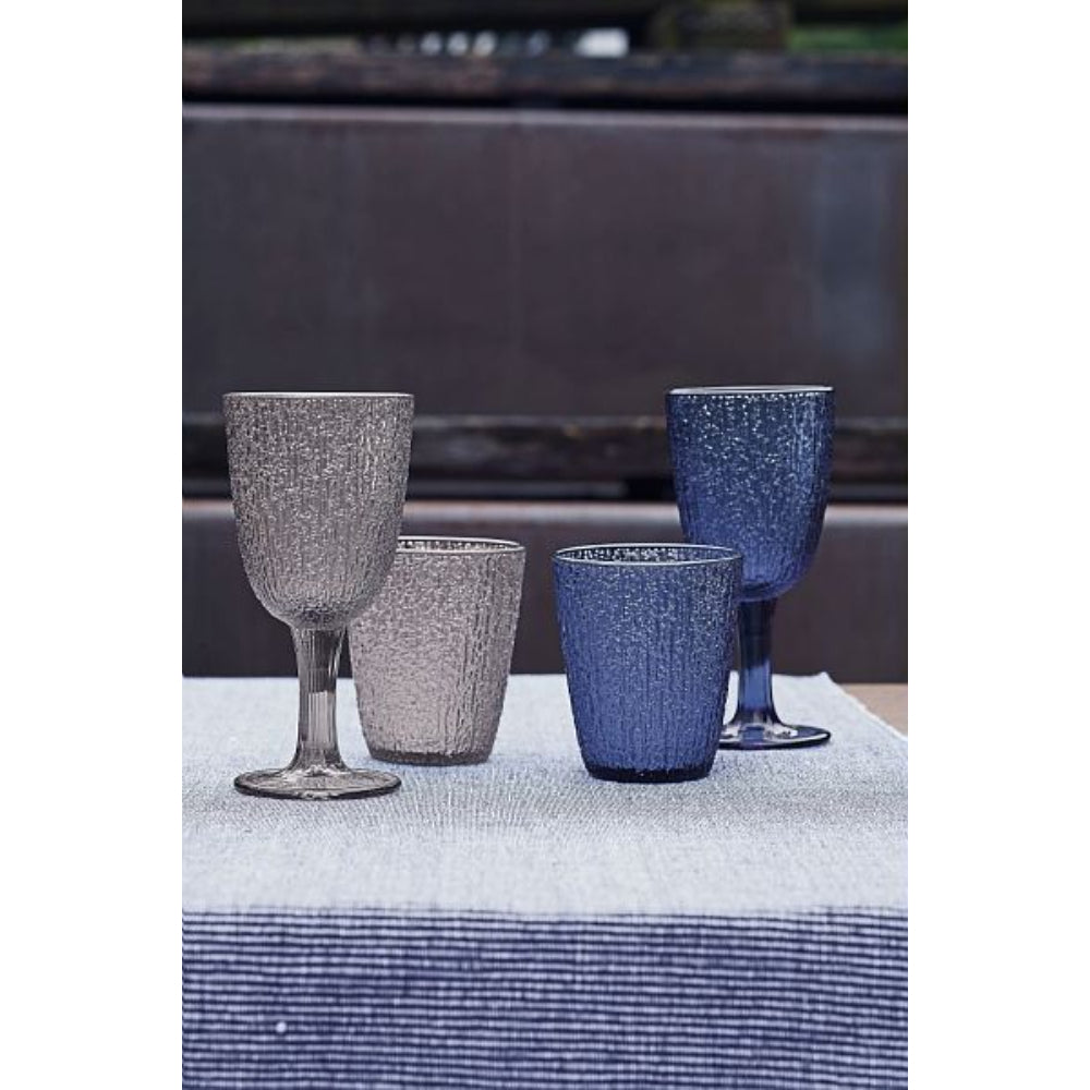 توجنانا دافور - طقم 3 كؤوس زجاجية زرقاء