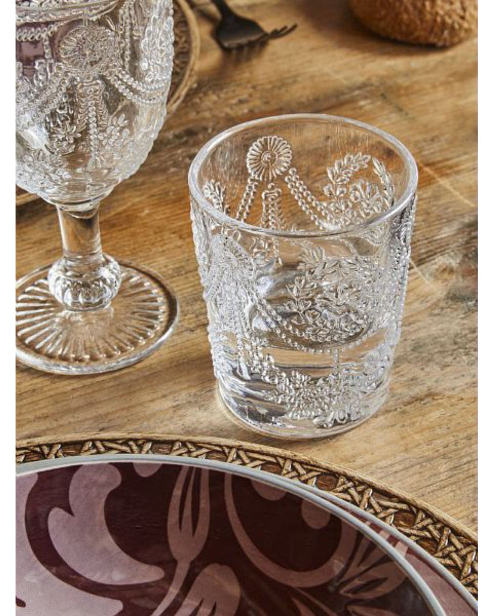 طقم توجنانا سافويا - 3 أكواب Cc320 زجاج شفاف