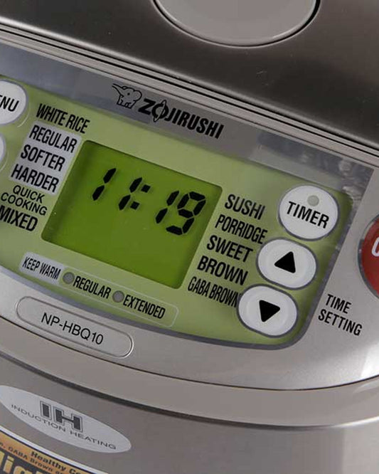 جهاز طهي الأرز الإلكتروني من زوجيروشي، سعة 1.0 لتر - ستانلس ستيل