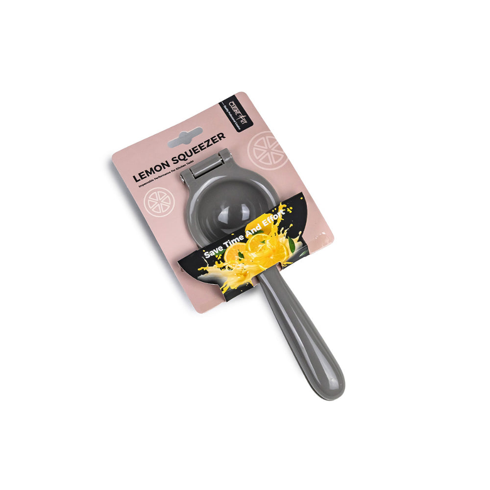 عصارة ليمون يدوية من كويزين آرت، مقاس 26 سم، مصنوعة من مادة ABS - عصارة حمضيات شديدة التحمل لليمون والليمون الحامض والبرتقال - قطعة واحدة، متنوعة