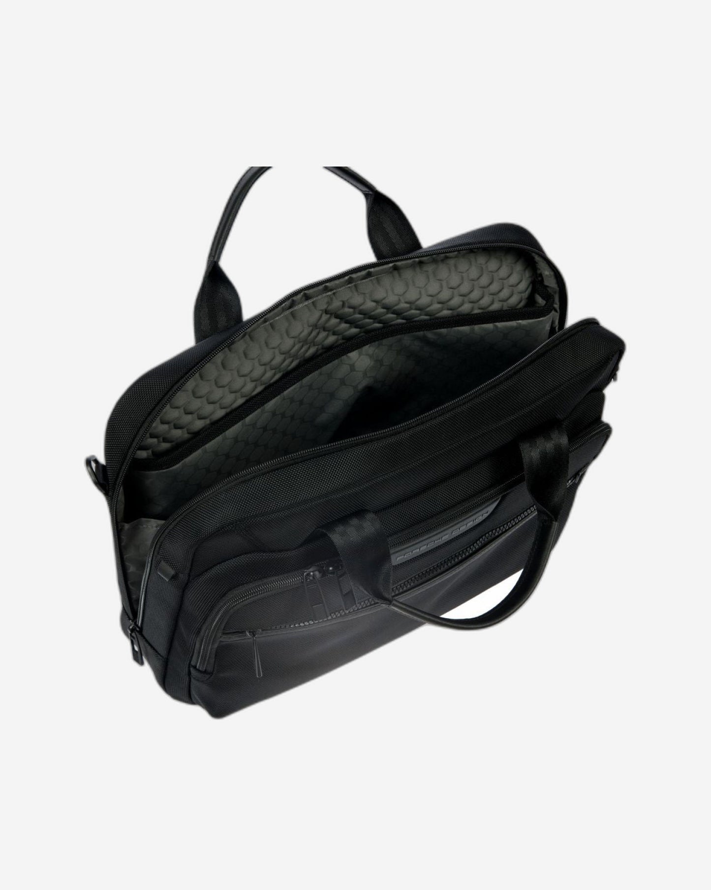 حقيبة أعمال من النايلون بتصميم بورش رودستر، سوداء اللون