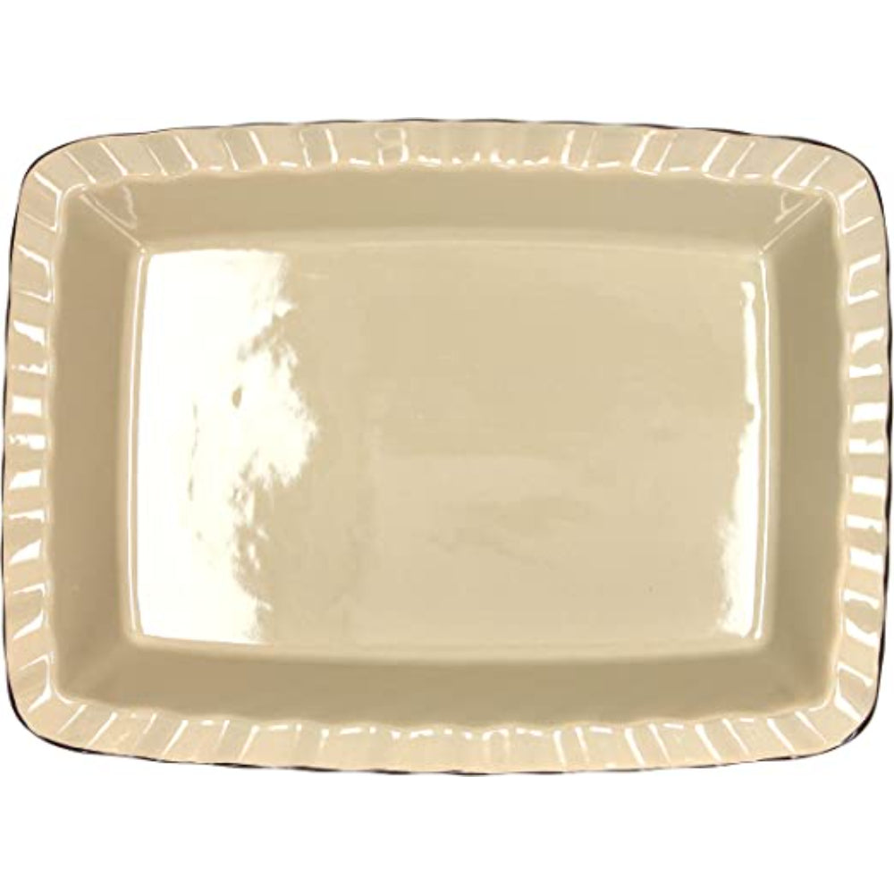 طبق خبز مستطيل من توجنانا، 30×22، ارتفاع 6.2 سم