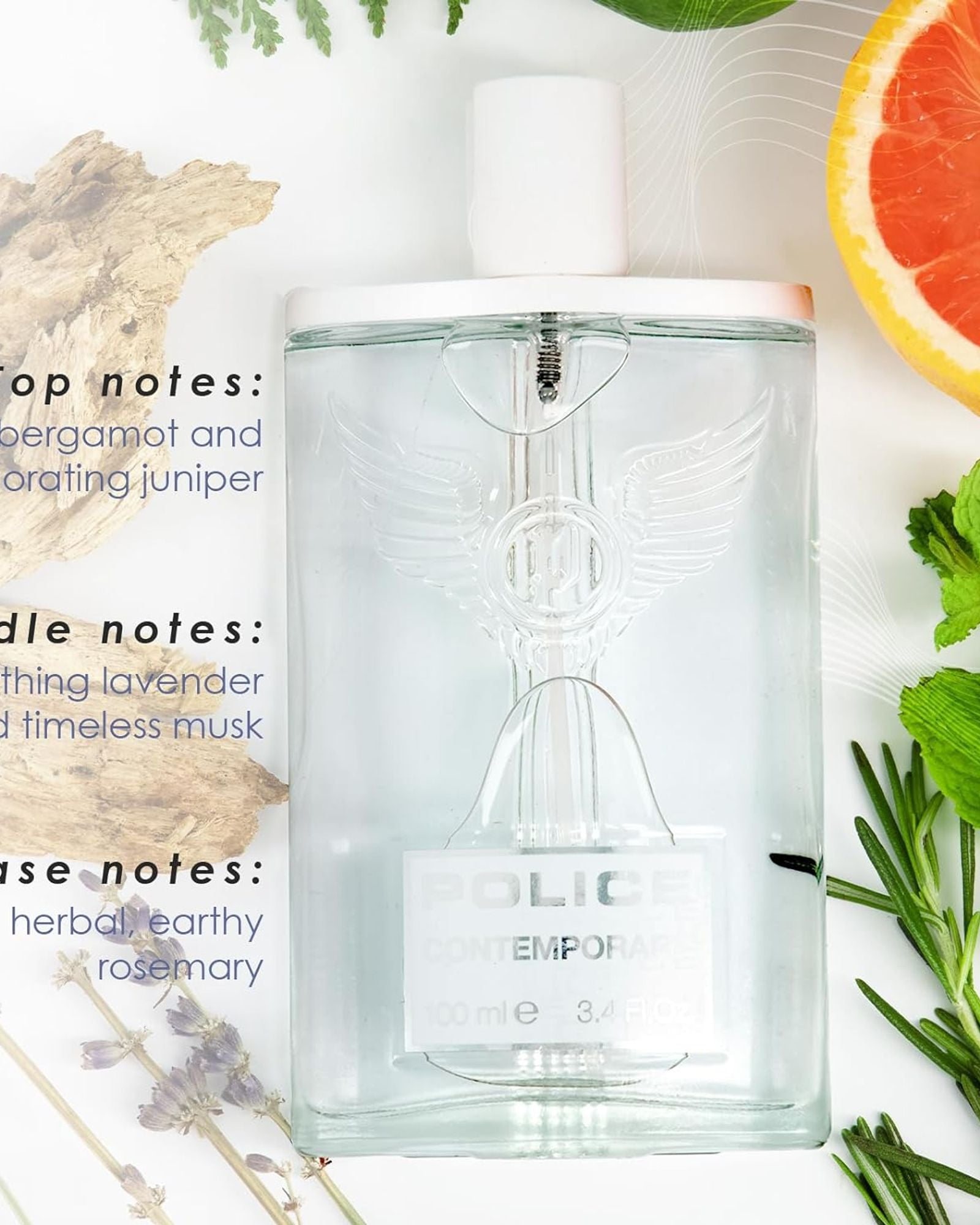 عطر بوليس كونتمبوراري أو دو تواليت 100 مل + مزيل عرق للجسم 200 مل