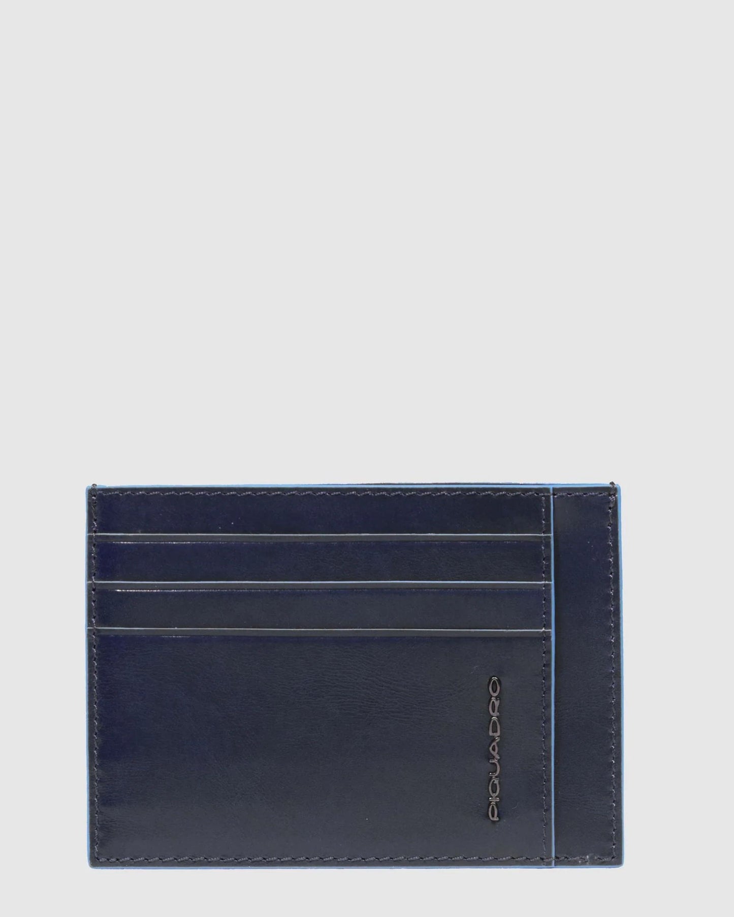 Piquadro Blue Square RFID Protection Card Holder Blue