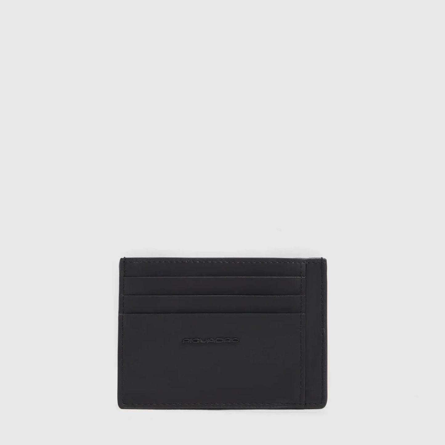 حافظة بطاقات Piquadro Corner Special Card Holder السوداء