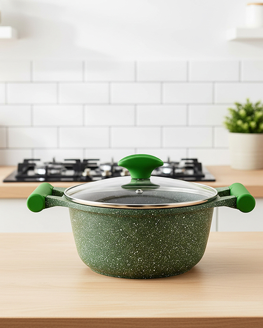 طقم جرانيت بريستيج 7 قطع أخضر