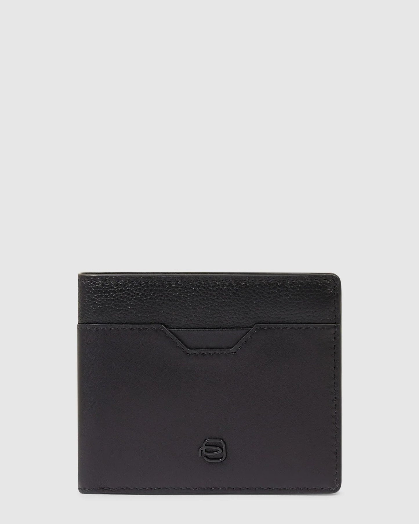Piquadro S142 Ael محفظة جلد أسود