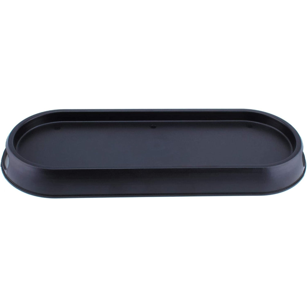 مجموعة فنون المطبخ من 3 برطمانات توابل زجاجية مع غطاء من الفولاذ المقاوم للصدأ وملعقة في حامل بلاستيكي أسود