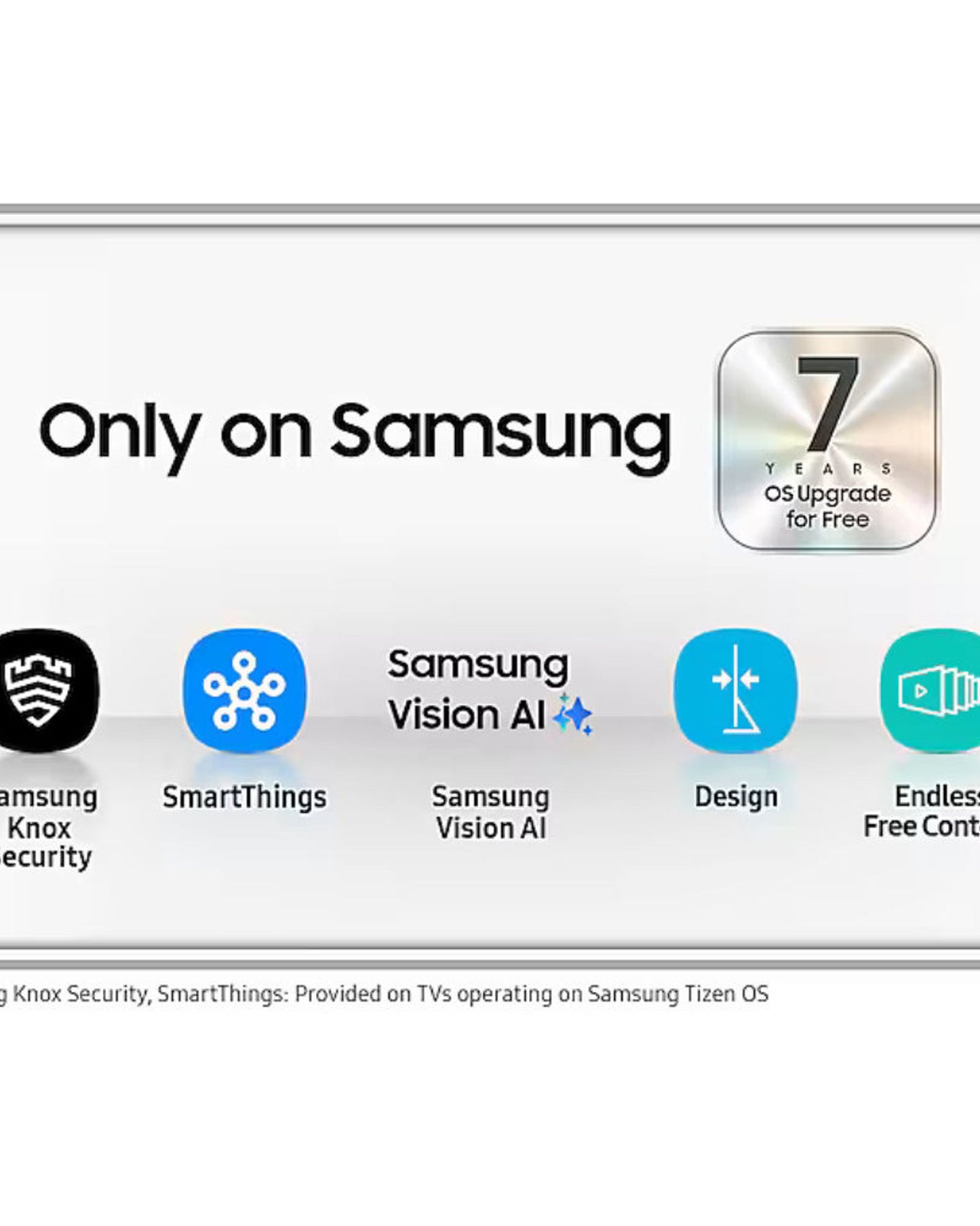 تلفزيون سامسونج الذكي OLED 4K مقاس 77 بوصة - مُعتمد من Vision AI Dolby Atmos Pantone (QA77S85FAEXZN)