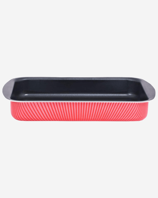Wilson Non-Stick Stainless Steel Rectangular Baking Tray Red