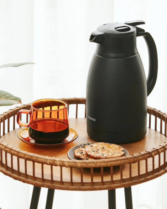 وعاء زوجيروشي هاندي بوت سعة 1.5 لتر، لون أسود مطفي