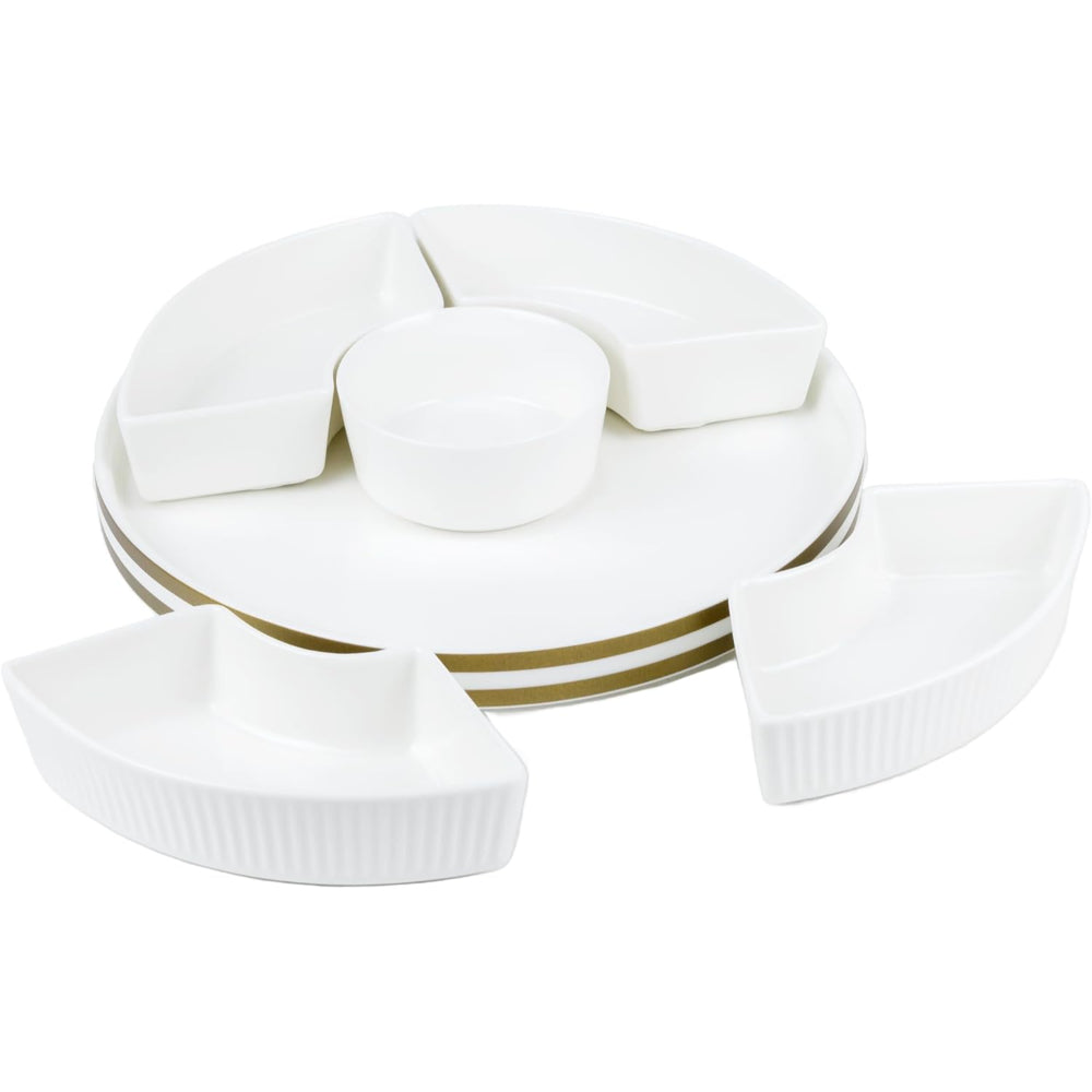 طقم تقديم من البورسلين