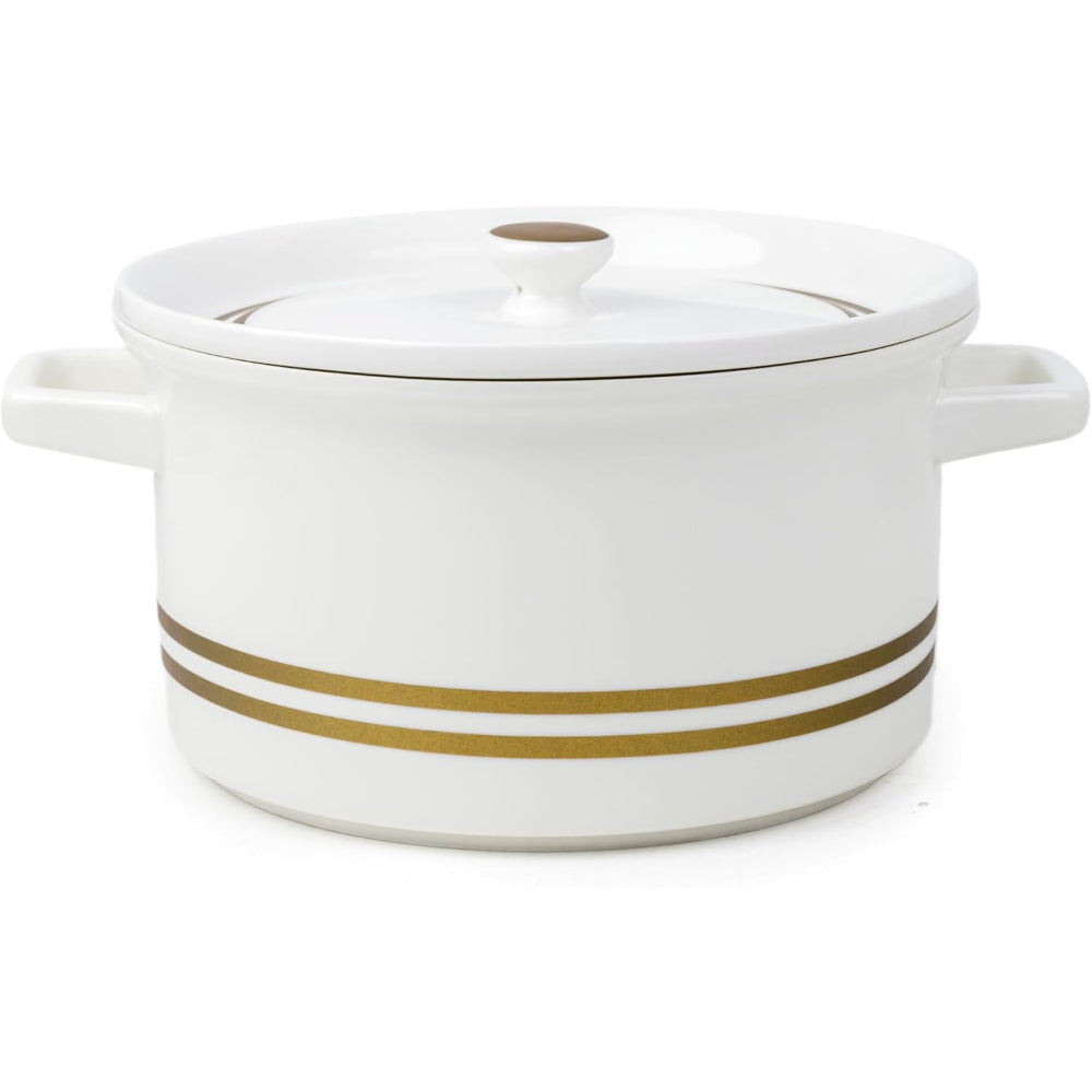 طقم حساء نيو فيردي من البورسلين الضحل، مكون من 16 قطعة مع حامل - طقم طعام أنيق