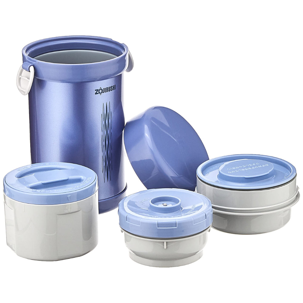 STAINLESS STEEL VACUUM LUNCH JAR, 0.84L, BLUE