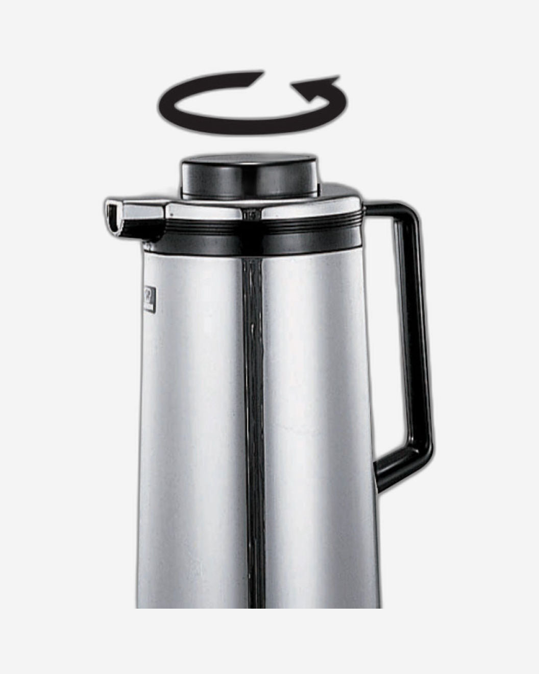 وعاء عملي 1.85 لتر من الفولاذ المقاوم للصدأ.