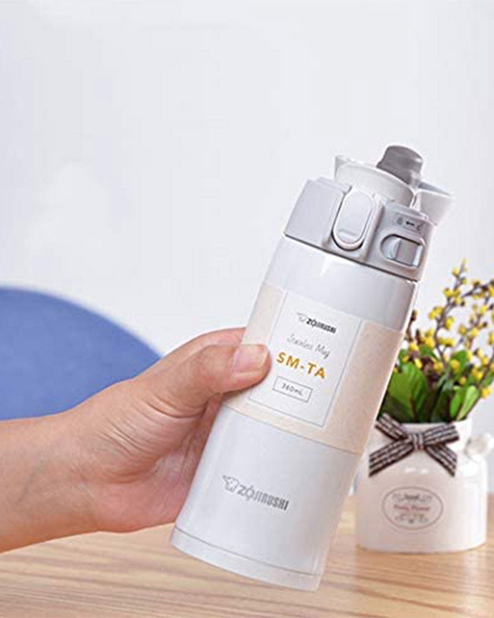 كوب Zojirushi المعزول بالفراغ من الفولاذ المقاوم للصدأ، سعة 12 أونصة