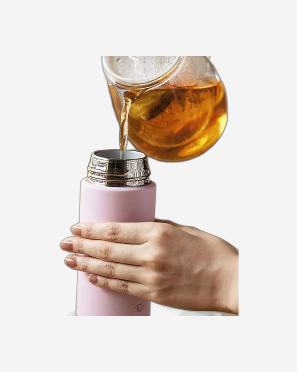 زجاجة مفرغة من الفولاذ المقاوم للصدأ من زوجيروشي، سعة 0.48 لتر - لون أوركيد باهت