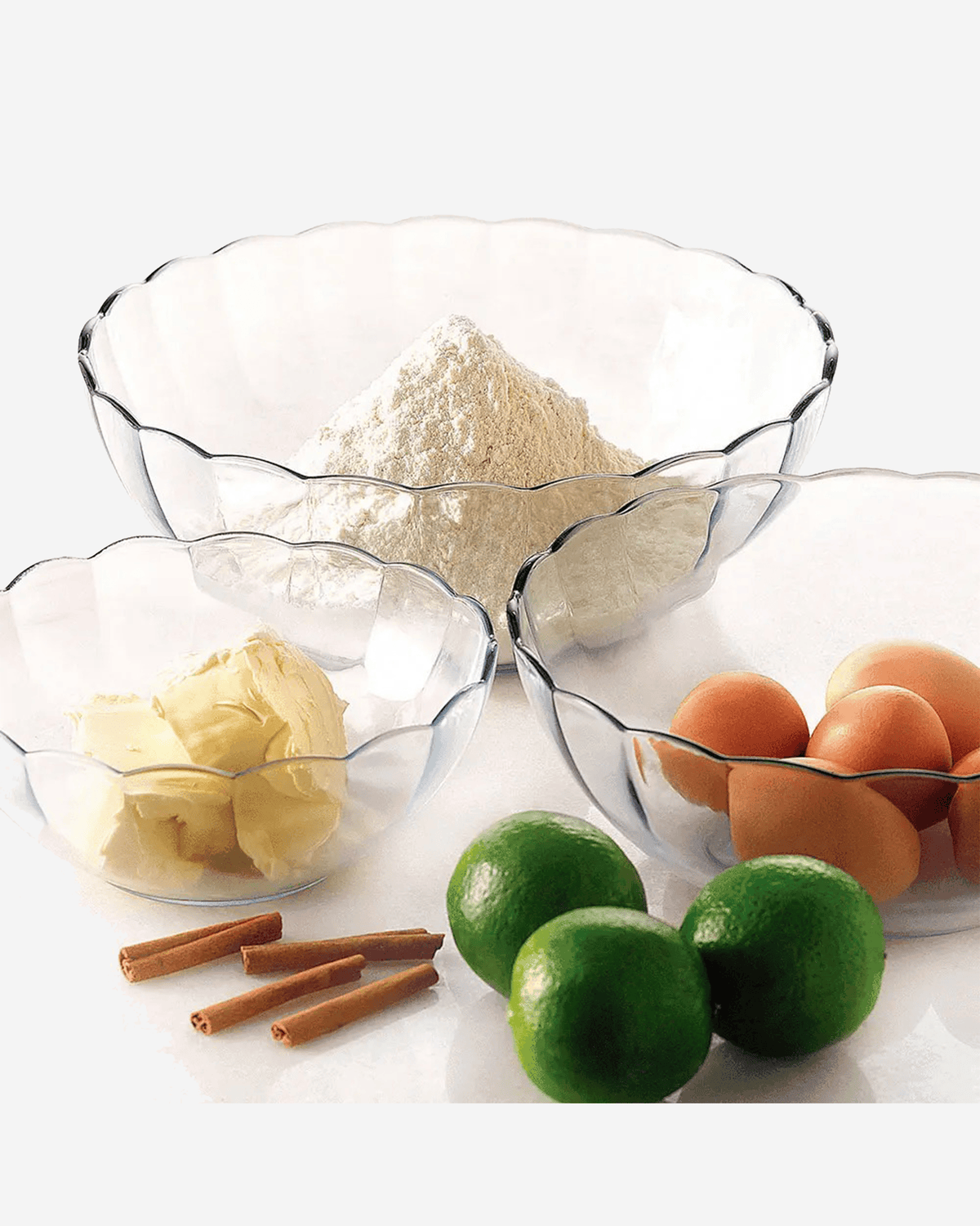 Marinex Heat-Resistant Glass Bowl Bella, 3.1L