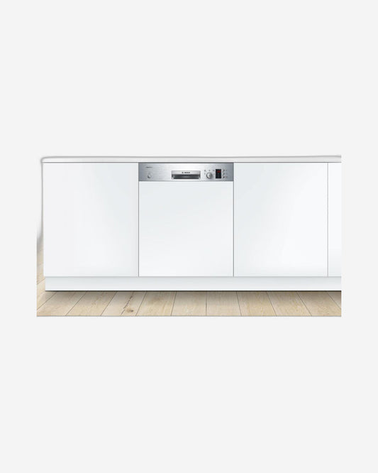 غسالة أطباق بوش سيريز 4 مدمجة مع 12 مكانًا للأطباق، 60 سم