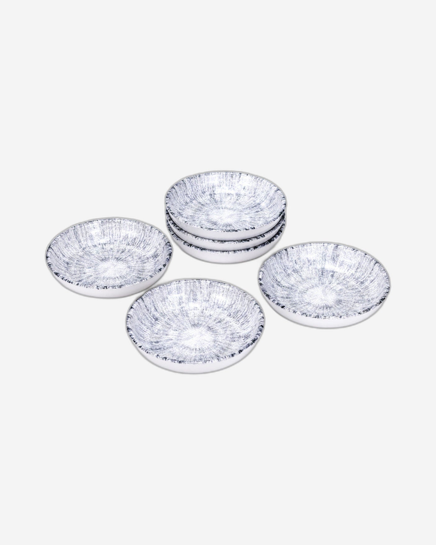 وعاء تقديم سيراميك دائري من إيديسا أستين، مقاس 13 سم، متعدد الألوان (مجموعة من 6 قطع)