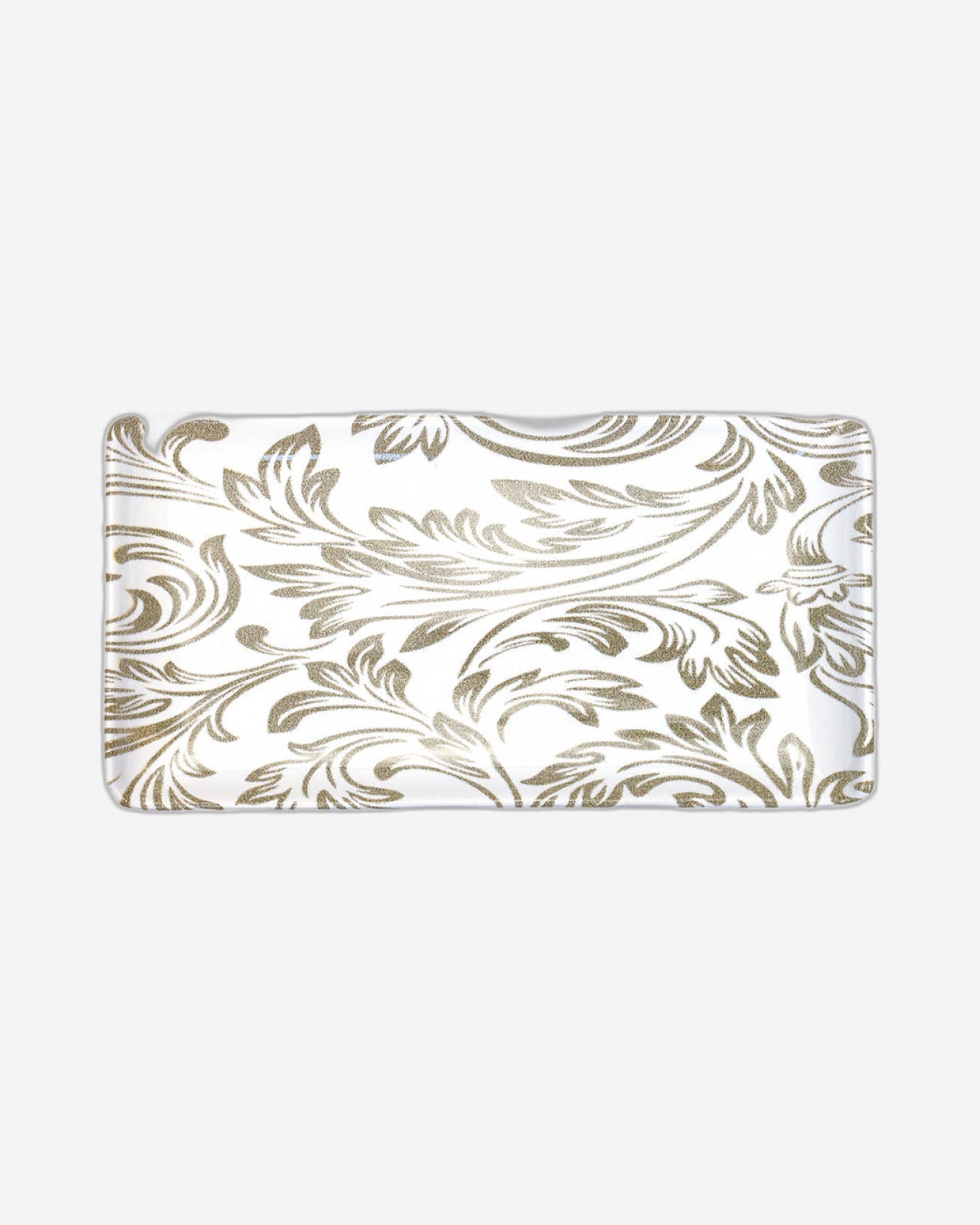 طبق تقديم مستطيل سيراميكي من إيديسا إيلانا (أبيض، 12.5 × 24 سم، مجموعة من قطعة واحدة)