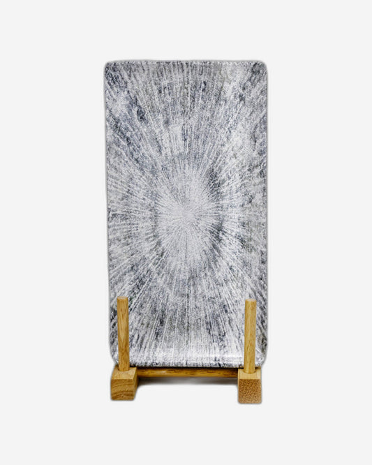 طبق تقديم مستطيل سيراميكي من إيديسا أستين (متعدد الألوان، 12.5 × 24 سم، مجموعة من قطعة واحدة)